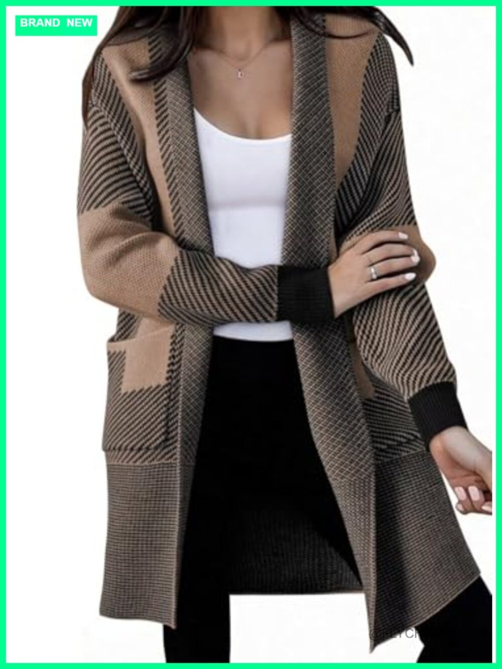 Oversized Long Cardigan Sweater for Women Fall Winter Cozy Knit